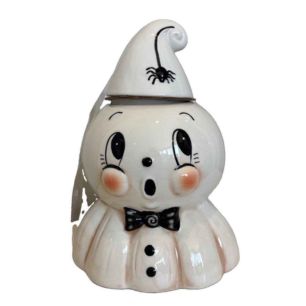 Johanna Parker "Gus Ghost" Kooky Spooky Figural Cookie Jar Halloween New